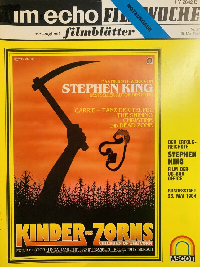 FILM-ECHO FILMWOCHE magazine side cover Issue 27 18 May 1984