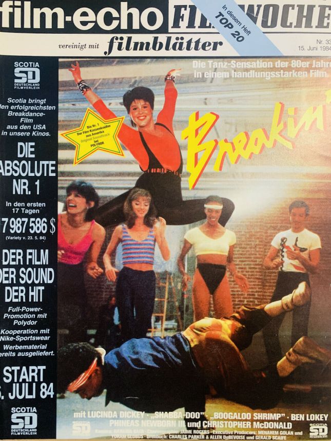 FILM-ECHO FILMWOCHE magazine side cover Issue 33 15 June 1984