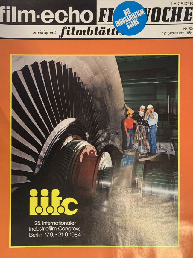 FILM-ECHO FILMWOCHE magazine side cover Issue 50 12 September 1984