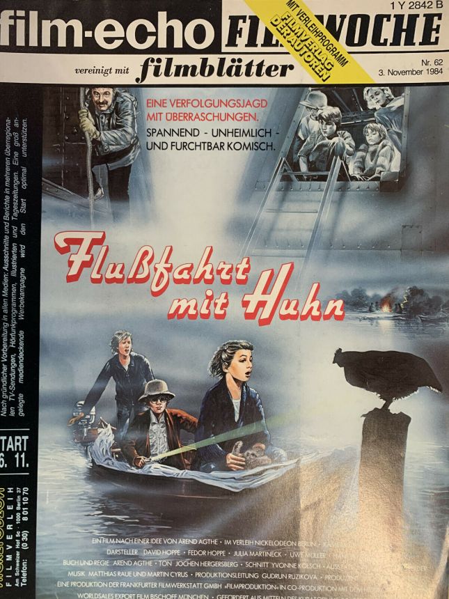 FILM-ECHO FILMWOCHE magazine side cover Issue 62 3 November 1984