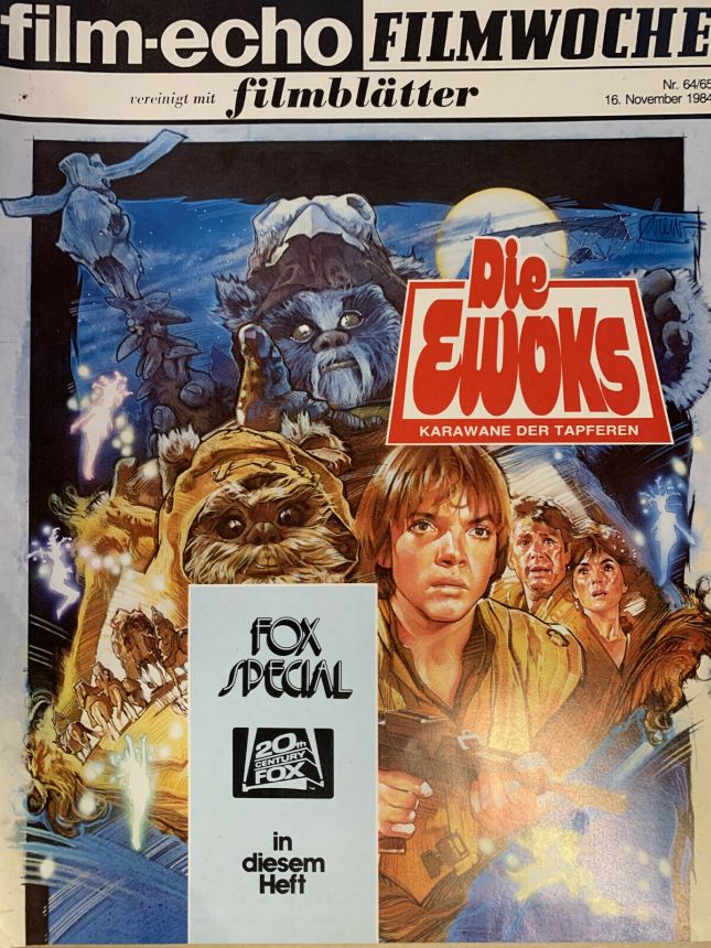 FILM-ECHO FILMWOCHE magazine side cover Issue 64-5 16 November 1984