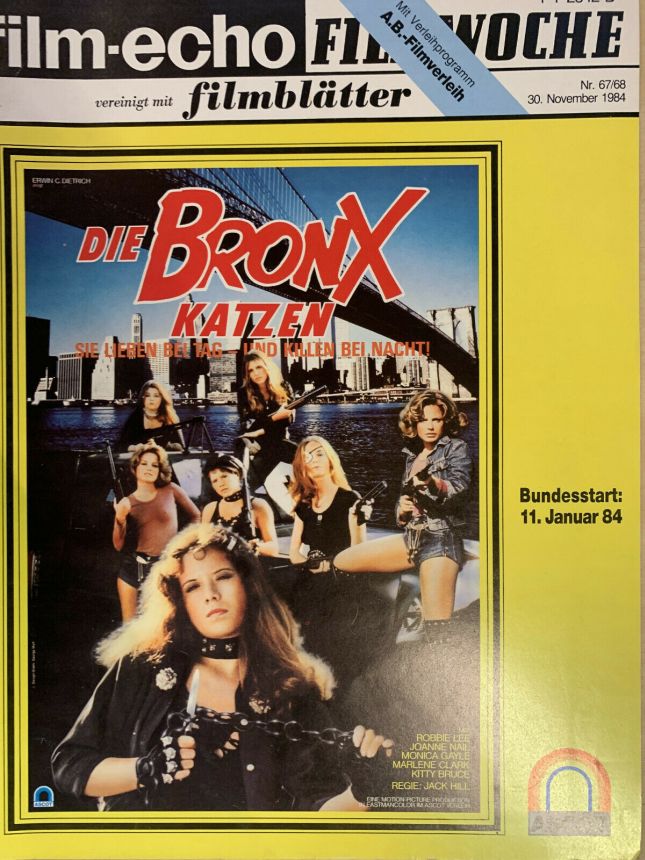 FILM-ECHO FILMWOCHE magazine side cover Issue 67-8 30 November 1984