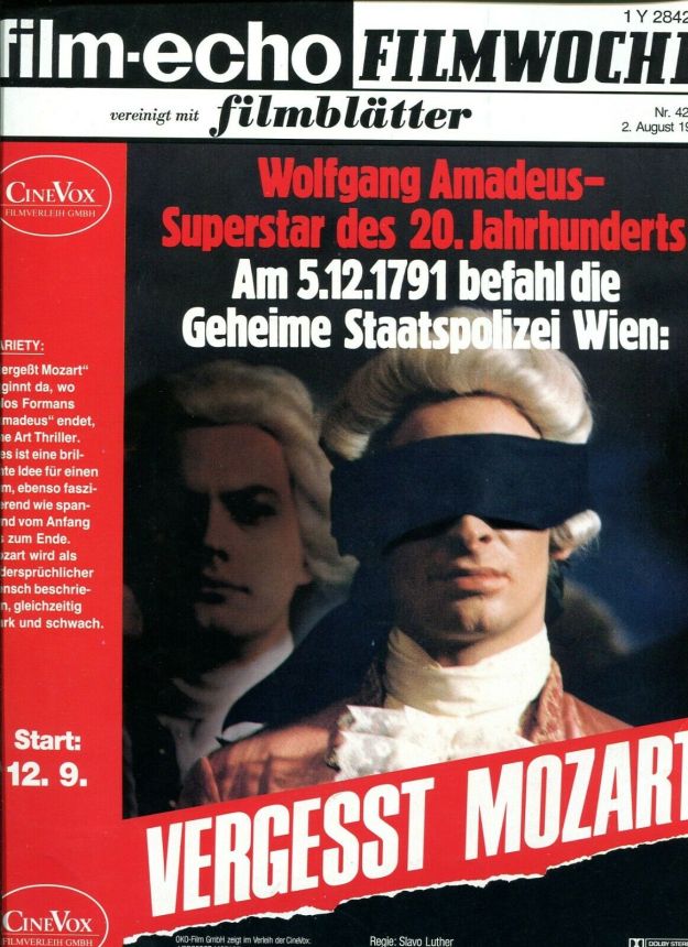 FILM-ECHO FILMWOCHE magazine side cover Issue 42-3 2 August 1985