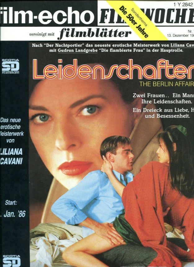 FILM-ECHO FILMWOCHE magazine side cover Issue 70 13 December 1985