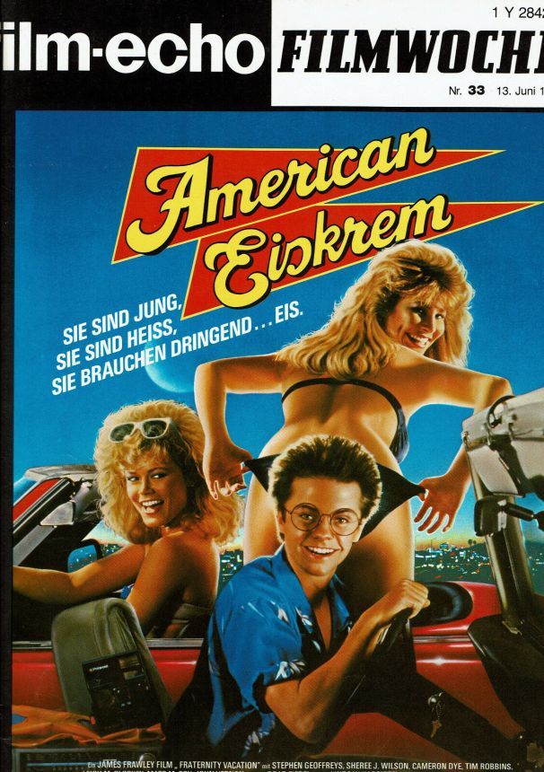 FILM-ECHO FILMWOCHE magazine side cover Issue 33 13 June 1986