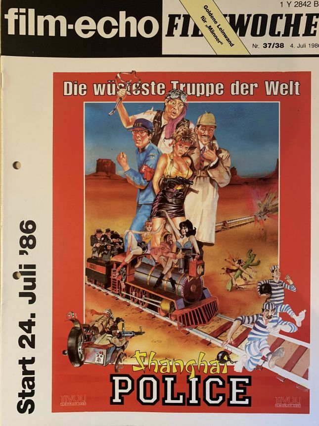FILM-ECHO FILMWOCHE magazine side cover Issue 37-8 4 July 1986