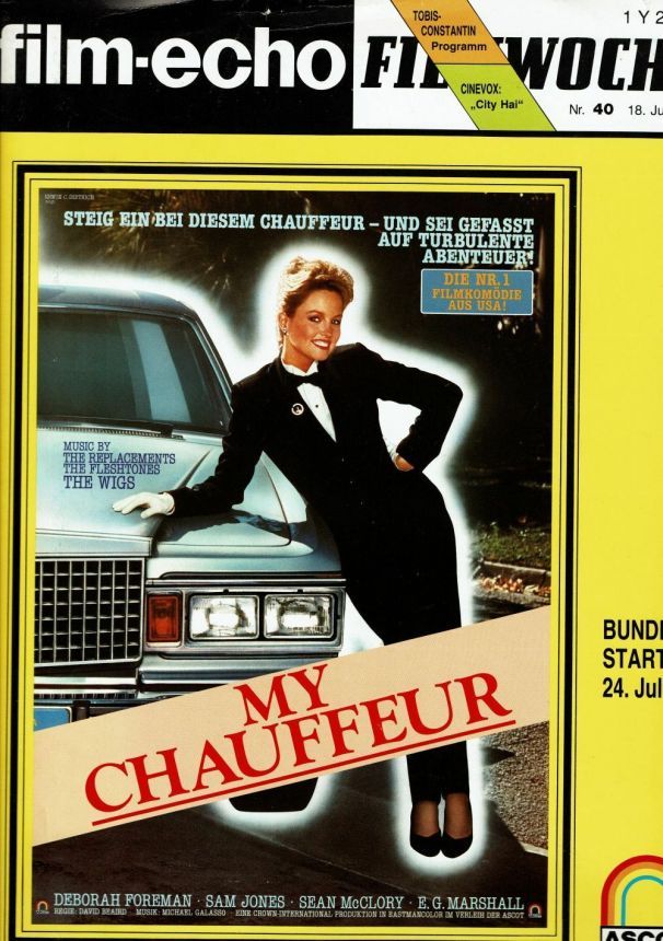 FILM-ECHO FILMWOCHE magazine side cover Issue 40 18 July 1986
