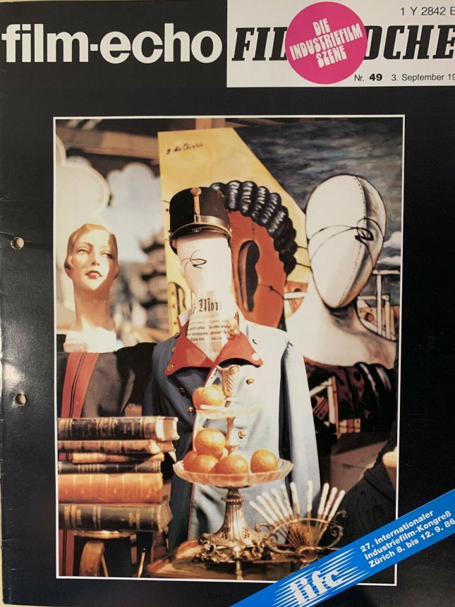 FILM-ECHO FILMWOCHE magazine side cover Issue 49 3 September 1986