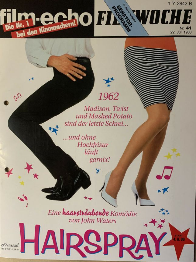 FILM-ECHO FILMWOCHE magazine side cover Issue 41 22 July 1988