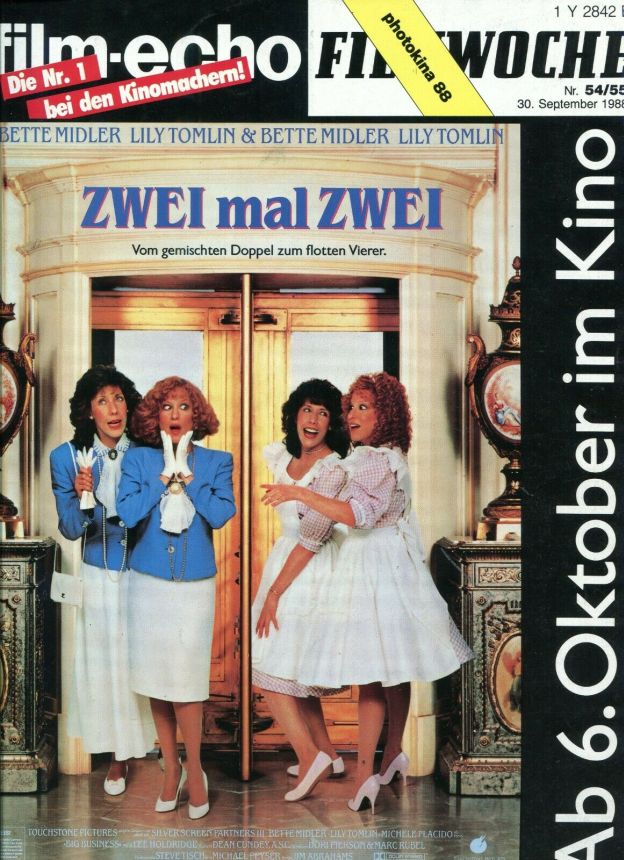FILM-ECHO FILMWOCHE magazine side cover Issue 54-5 30 September 1988