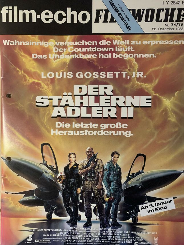 FILM-ECHO FILMWOCHE magazine side cover Issue 71-2 22 December 1988