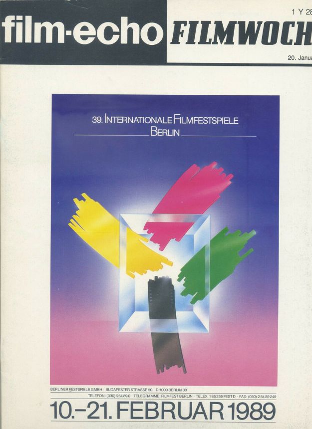 FILM-ECHO FILMWOCHE magazine side cover Issue 5 20 January 1989