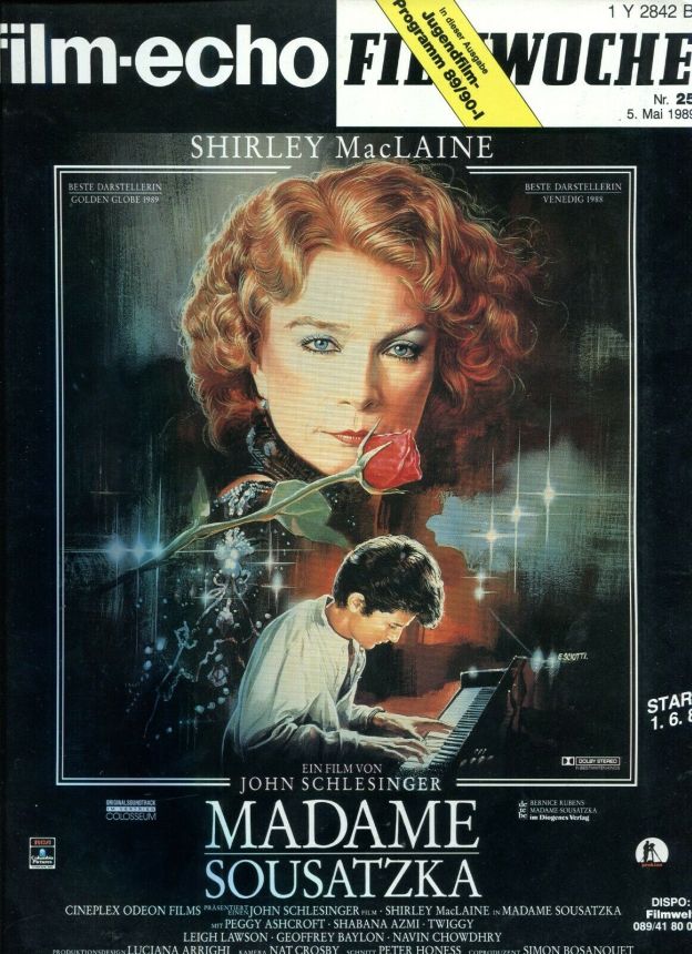 FILM-ECHO FILMWOCHE magazine side cover Issue 25 5 May 1989
