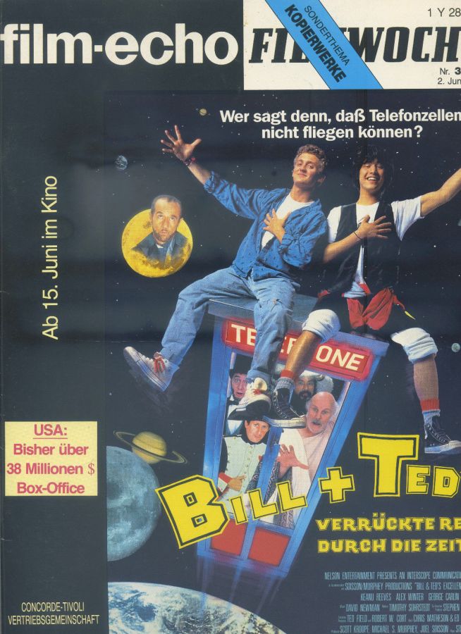 FILM-ECHO FILMWOCHE magazine side cover Issue 30-31 2 June 1989