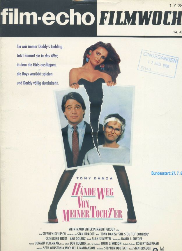 FILM-ECHO FILMWOCHE magazine side cover Issue 39 14 July 1989