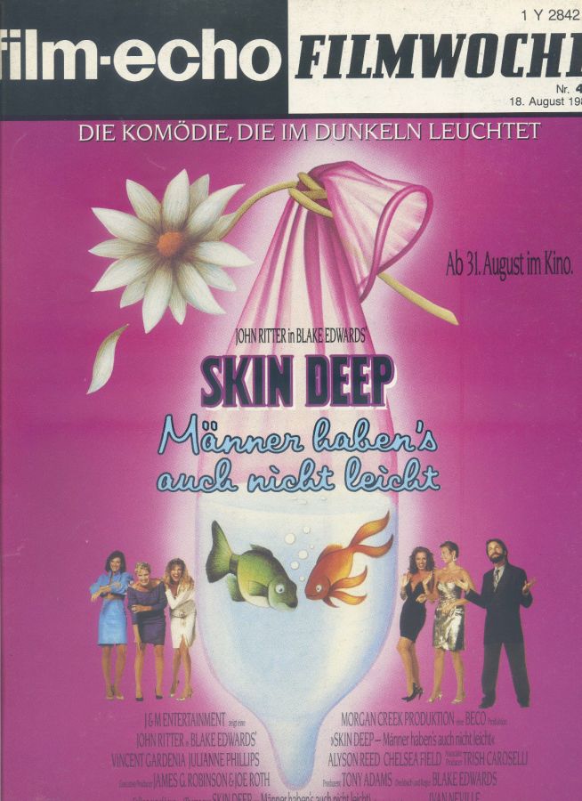 FILM-ECHO FILMWOCHE magazine side cover Issue 46 18 August 1989
