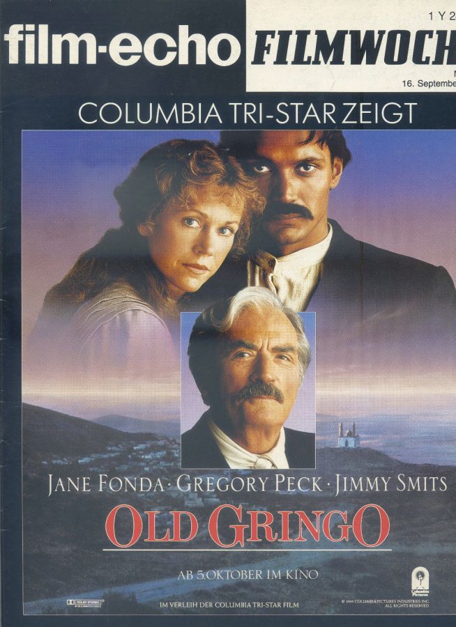 FILM-ECHO FILMWOCHE magazine side cover Issue 52 16 September 1989