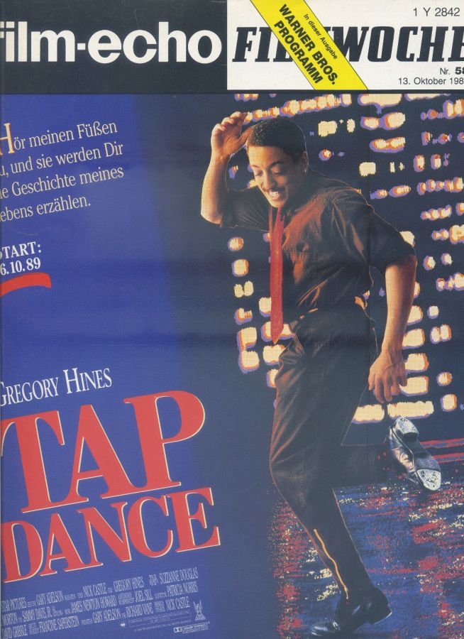 FILM-ECHO FILMWOCHE magazine side cover Issue 58 13 October 1989