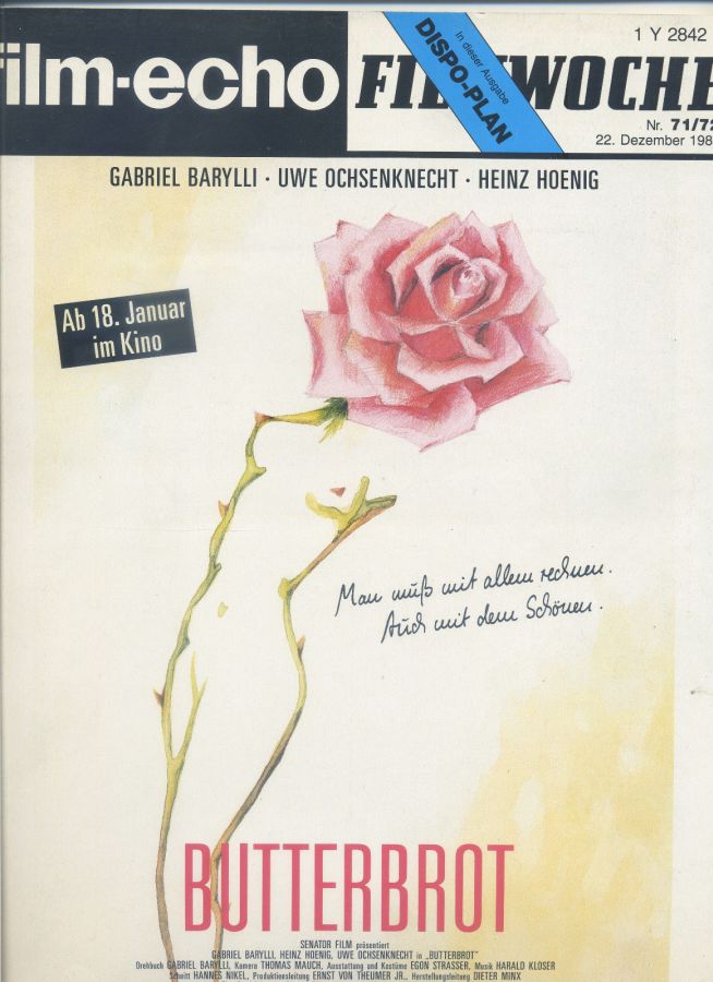 FILM-ECHO FILMWOCHE magazine side cover Issue 71-72 22 December 1989