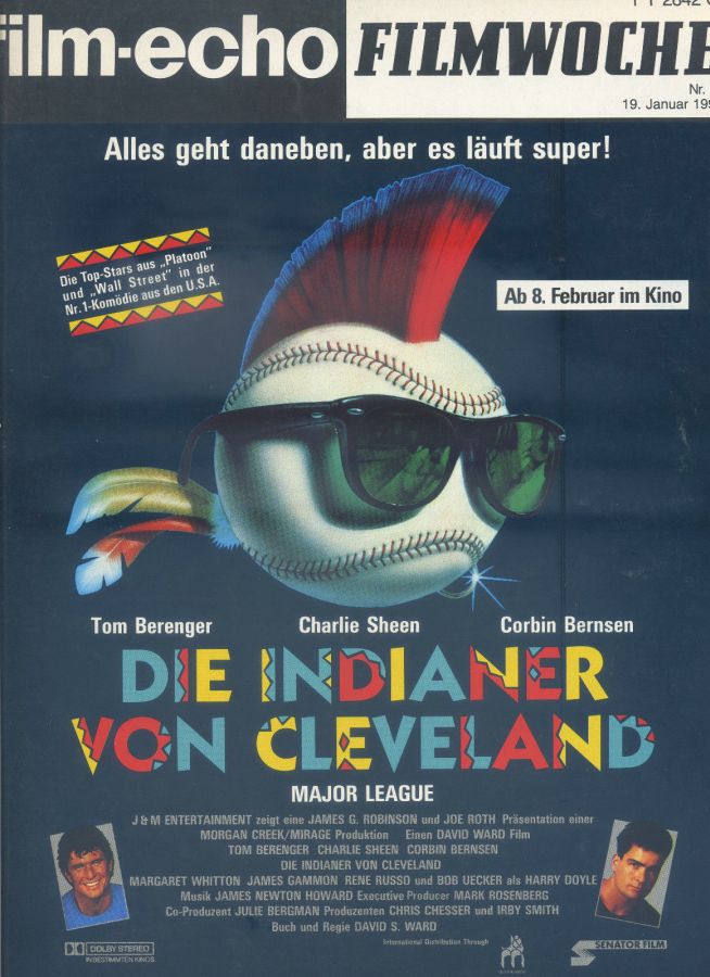 FILM-ECHO FILMWOCHE magazine side cover Issue 3 19 January 1990