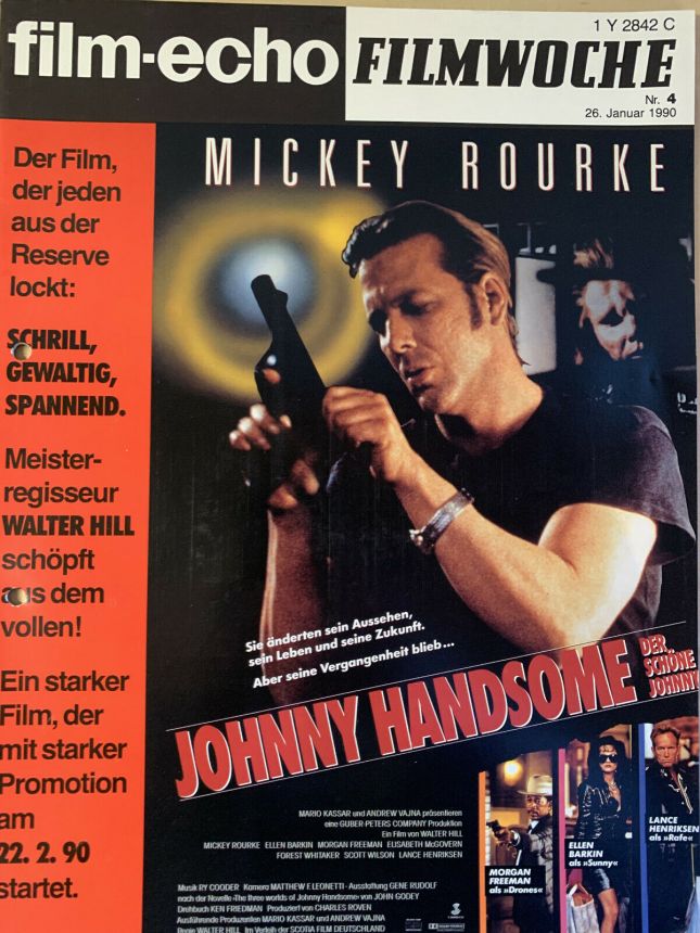 FILM-ECHO FILMWOCHE magazine side cover Issue 4 26 January 1990