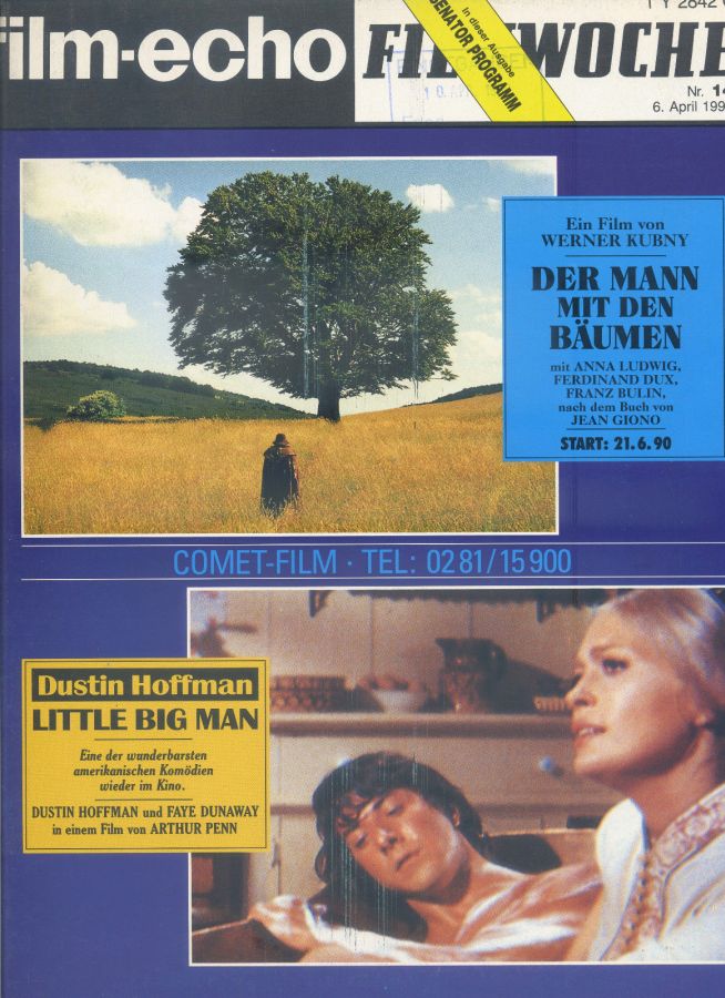 FILM-ECHO FILMWOCHE magazine side cover Issue 14 6 April 1990