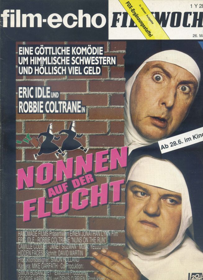 FILM-ECHO FILMWOCHE magazine side cover Issue 21 26 May 1990
