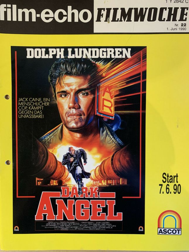 FILM-ECHO FILMWOCHE magazine side cover Issue 22 1 June 1990
