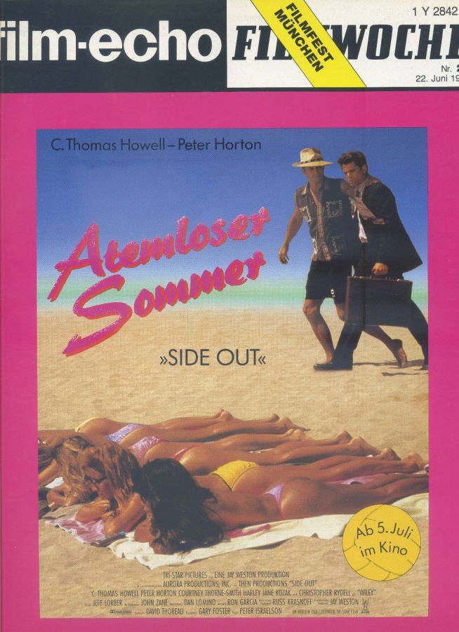 FILM-ECHO FILMWOCHE magazine side cover Issue 25 22 June 1990