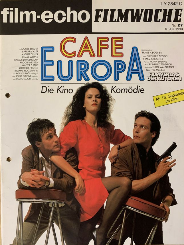 FILM-ECHO FILMWOCHE magazine side cover Issue 27 6 July 1990