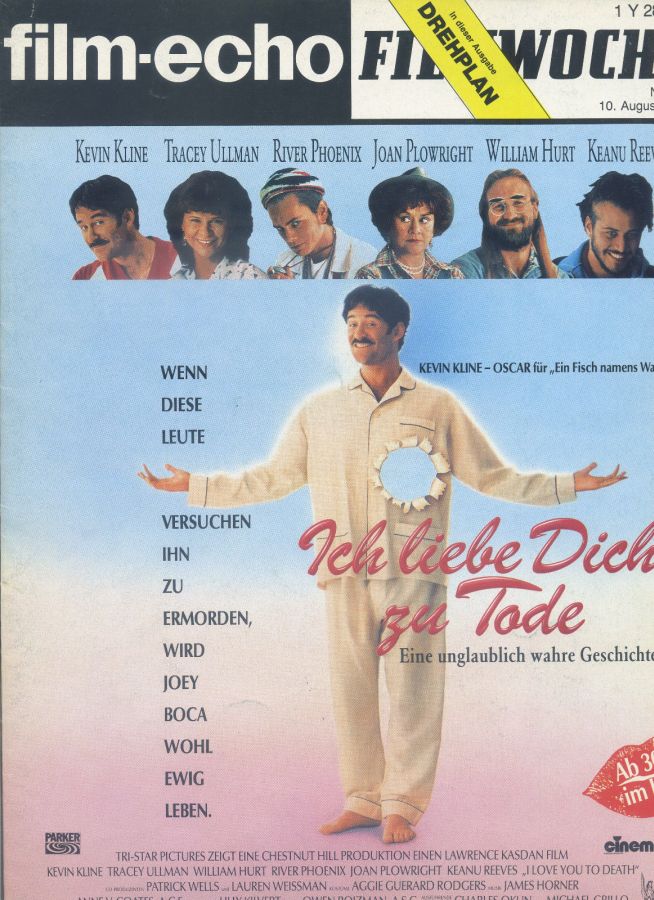 FILM-ECHO FILMWOCHE magazine side cover Issue 32 10 August 1990