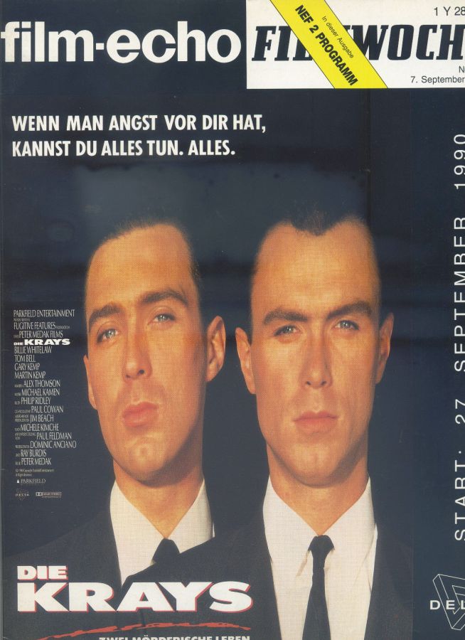 FILM-ECHO FILMWOCHE magazine side cover Issue 36 7 September 1990