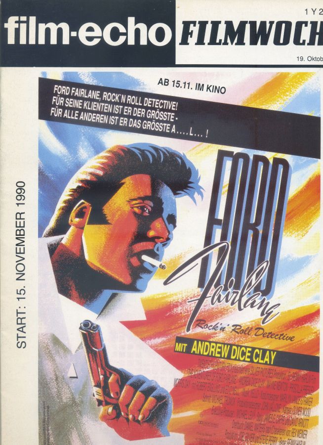 FILM-ECHO FILMWOCHE magazine side cover Issue 42 19 October 1990