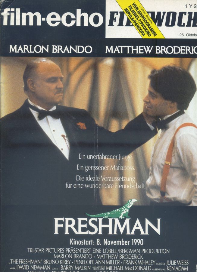 FILM-ECHO FILMWOCHE magazine side cover Issue 43 26 October 1990