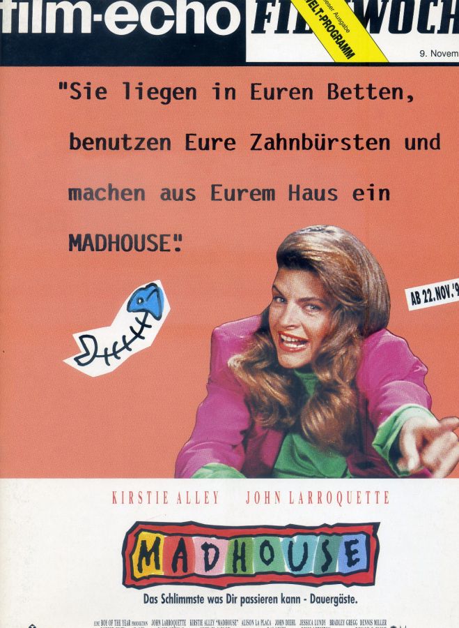 FILM-ECHO FILMWOCHE magazine side cover Issue 45 9 November 1990