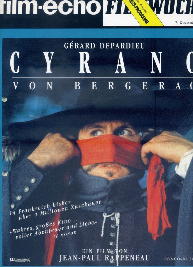 FILM-ECHO FILMWOCHE magazine side cover Issue 49 7 December 1990