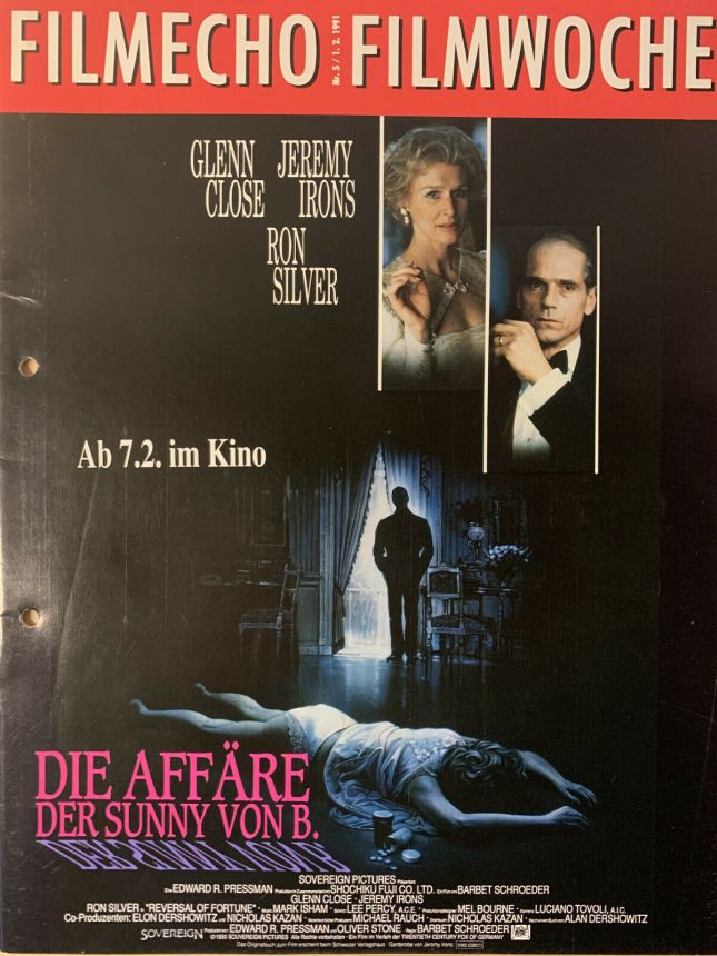 FILM-ECHO FILMWOCHE magazine side cover Issue 5 1 February 1991