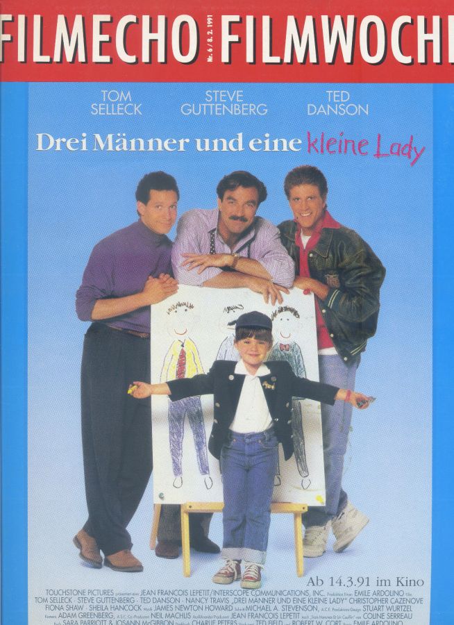 FILM-ECHO FILMWOCHE magazine side cover Issue 6 8 February 1991