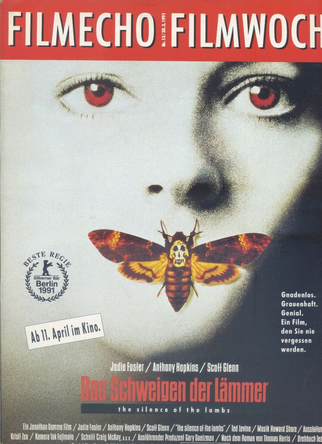 FILM-ECHO FILMWOCHE magazine side cover Issue 13 30 March 1991