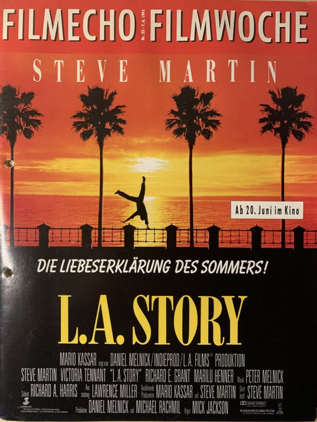 FILM-ECHO FILMWOCHE magazine side cover Issue 23 7 June 1991