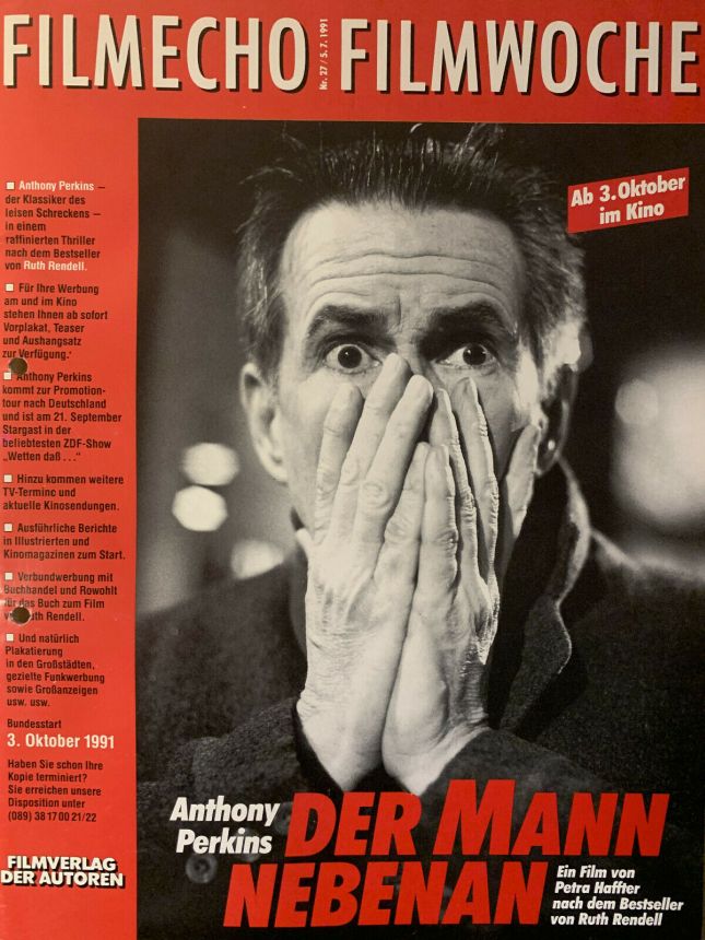 FILM-ECHO FILMWOCHE magazine side cover Issue 27 5 July 1991