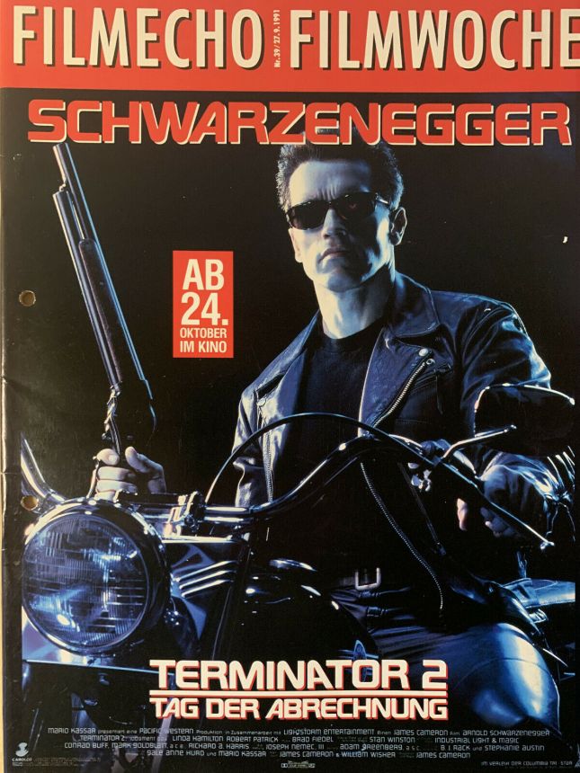 FILM-ECHO FILMWOCHE magazine side cover Issue 39 27 September 1991