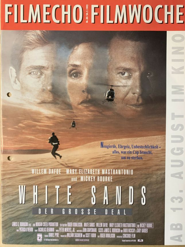 FILM-ECHO FILMWOCHE magazine side cover Issue 30 24 July 1992