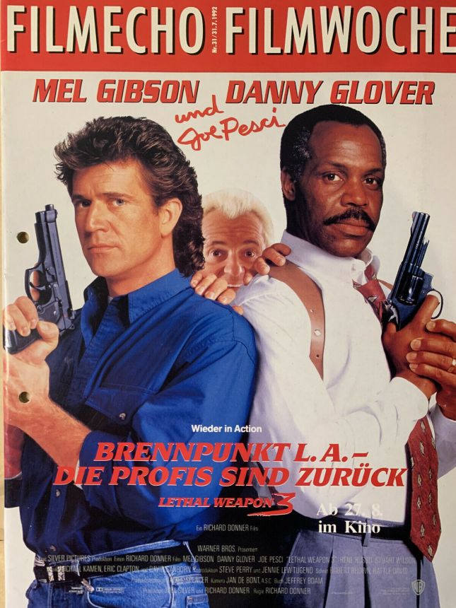 FILM-ECHO FILMWOCHE magazine side cover Issue 31 31 July 1992
