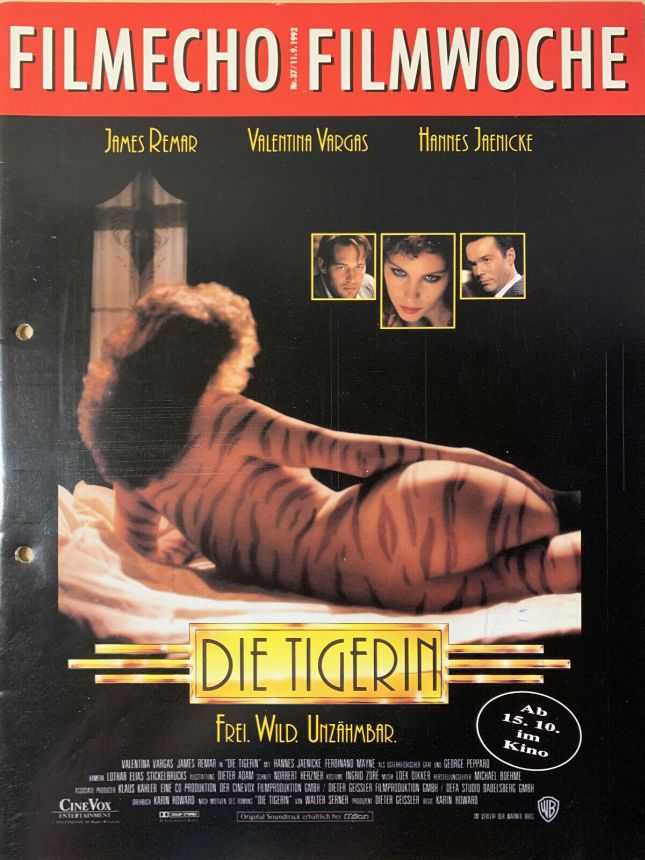 FILM-ECHO FILMWOCHE magazine side cover Issue 37 11 September 1992