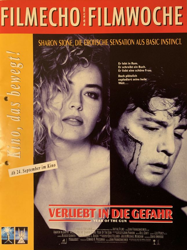 FILM-ECHO FILMWOCHE magazine side cover Issue 38 18 September 1992
