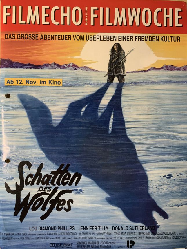 FILM-ECHO FILMWOCHE magazine side cover Issue 45 6 November 1992