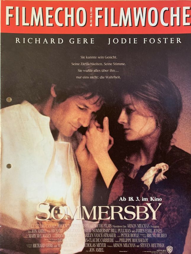FILM-ECHO FILMWOCHE magazine side cover Issue 10 12 March 1993