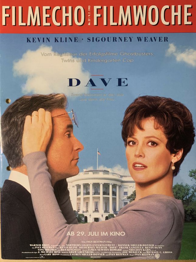 FILM-ECHO FILMWOCHE magazine side cover Issue 27 9 July 1993
