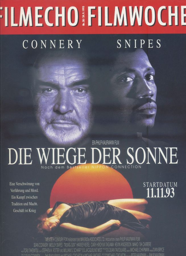 FILM-ECHO FILMWOCHE magazine side cover Issue 38 24 September 1993